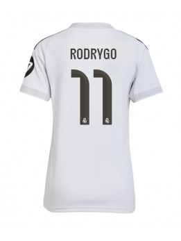 Real Madrid Rodrygo Goes #11 Replika Hemmakläder Dam 2025-26 Kortärmad